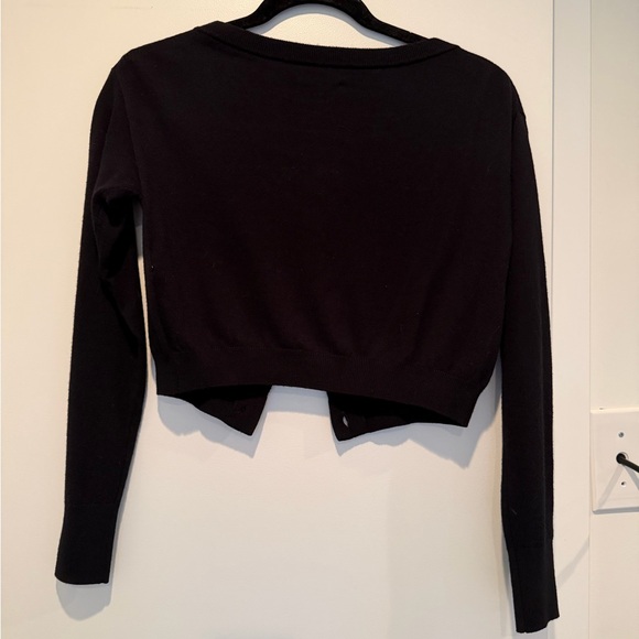 Aritzia | Wilfred | Boatneck Merino Wool Cropped Cardigan - Picture 4 of 5